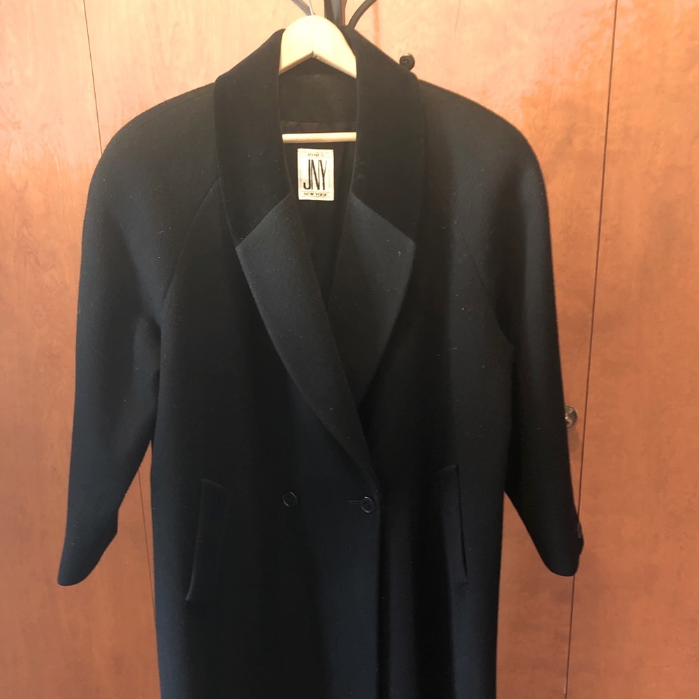 Jones New York full length black winter coat